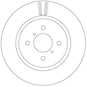 Disque de frein TRW DF6912