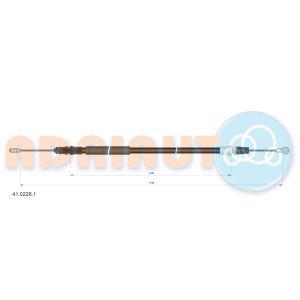 Tirette à câble, frein de stationnement ADRIAUTO 41.0226.1