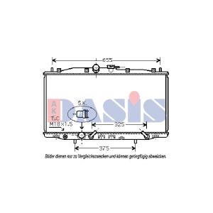 Motorkühler AKS DASIS 100037N