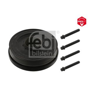 37420 FEBI BILSTEIN Krukaspoelie 6PK, : 185mm, Met schroeven, voor