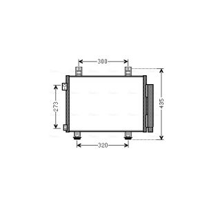 A/C-kondensor AVA COOLING SZA5117D