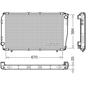 Arrefecedor do motor DENSO DRM36016