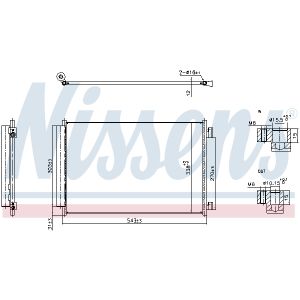 Condenseur, climatisation NISSENS 940969