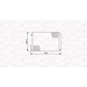 Condenseur (climatisation) MAGNETI MARELLI 350203497000