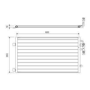 Condenseur (climatisation) VALEO 822719