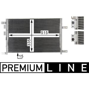 Condenseur (climatisation) MAHLE AC 834 000P