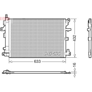 Condensator, airconditioning DENSO DCN33012