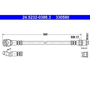Jarruletku ATE 24.5232-0388.3