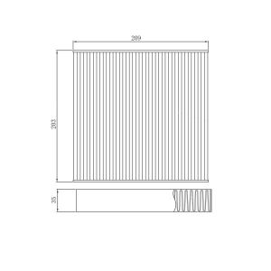 Filtro, ar do habitáculo  FEBI BILSTEIN 175001