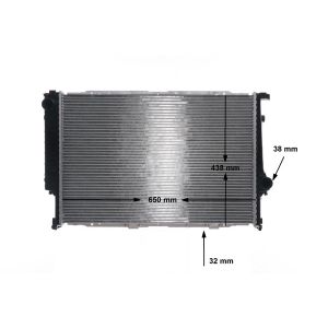Arrefecedor do motor MAHLE CR 287 000S