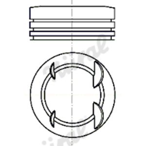 Pistão NÜRAL 87-450400-10