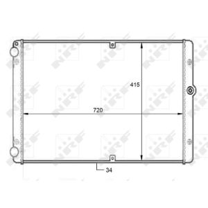 Kühler, Motorkühlung NRF 59088