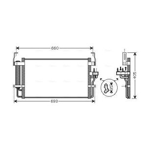 Condenseur (climatisation) AVA COOLING HY5092D AVA