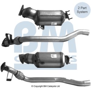 Filtro de fuligem/partículas, sistema de escape BM CATALYSTS BM11402H