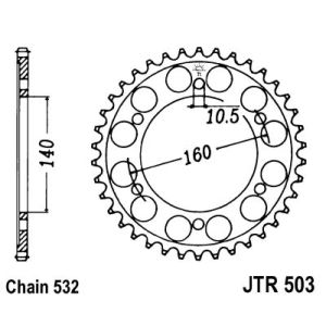 Ketjupyörä JT R503,45