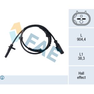 Sensor de velocidad, ABS FAE 78781