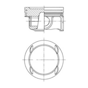 Pistone KOLBENSCHMIDT 41784600