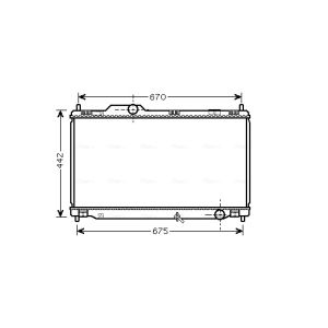Arrefecedor do motor AVA COOLING TO2461
