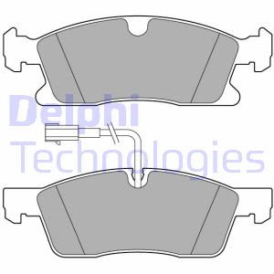 Set di pastiglie freno DELPHI LP3634, fronte