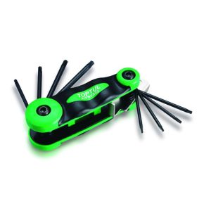 Jeu de clés TORX TOPTUL 7 pièce (T6, T8, T9, T10, T15, T20, T25)