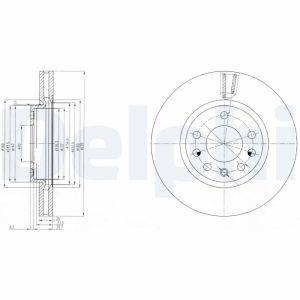 Bremsscheibe DELPHI BG4149