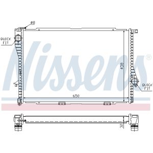 Radiator, motorkoeling NISSENS 60648