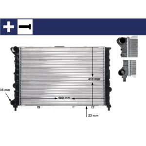 Arrefecedor do motor MAHLE CR 521 000S