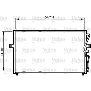 A/C-kondensor VALEO 814270