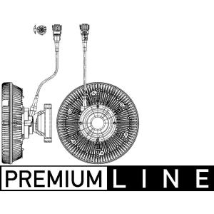Koppeling, radiatorventilator MAHLE CFC 227 000P
