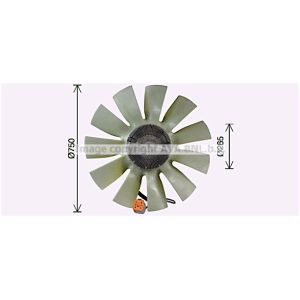 Ventilateur, refroidissement du moteur AVA COOLING SCF058