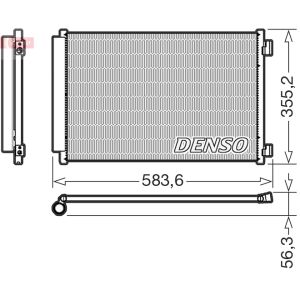 Condensatore, impianto di climatizzazione DENSO DCN09146