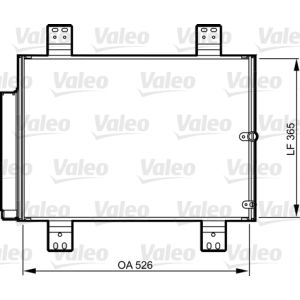 A/C-kondensor VALEO 814206