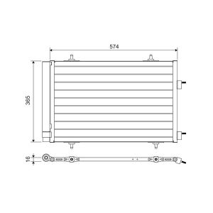 Lauhdutin, ilmastointilaite VALEO 814365