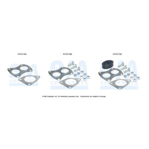 Kit di montaggio, tubo di scarico BM CATALYSTS FK70179