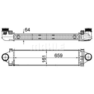 Intercooler MAHLE CI 501 000S