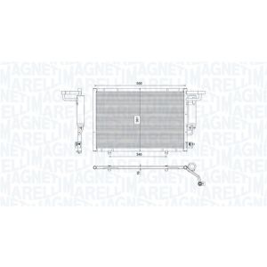 Condenseur (climatisation) MAGNETI MARELLI 350203754000