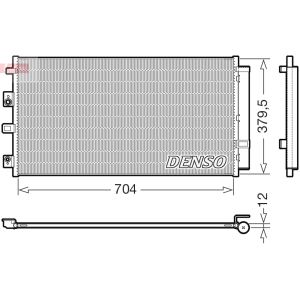 Condensador, ar condicionado DENSO DCN10065