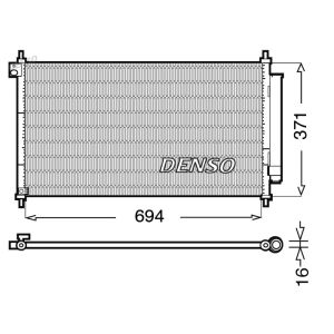 Condensador, aire acondicionado DENSO DCN40012