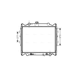 Arrefecedor do motor AVA COOLING TO2249