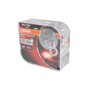 Ampoule halogène OSRAM H1 Night Breaker Silver 12V/55W, 2 pièce