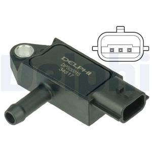 Sensor, pressão dos gases de escape DELPHI DPS00015