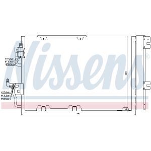 Condensador, aire acondicionado NISSENS NIS 94807