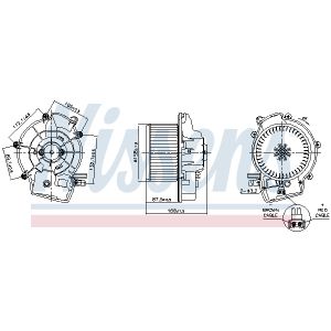 Binnenventilator NISSENS 87606