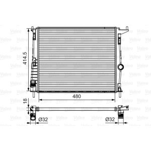 Radiateur moteur VALEO 700802
