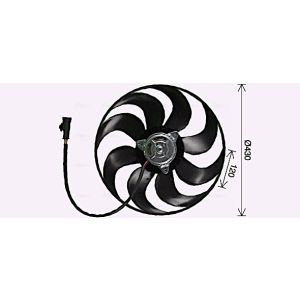 Ventilador, arrefecimento do motor AVA COOLING PE7559