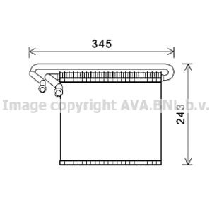 Verdamper, airconditioning AVA COOLING FDV491