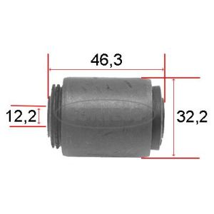 Bucha, suporte do braço de suspensão CORTECO 21652451