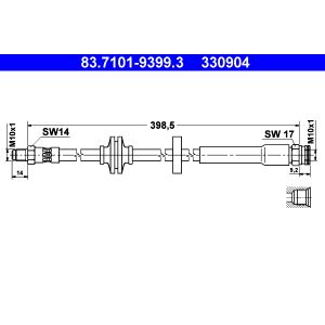 Flexible de frein ATE 83.7101-9399.3