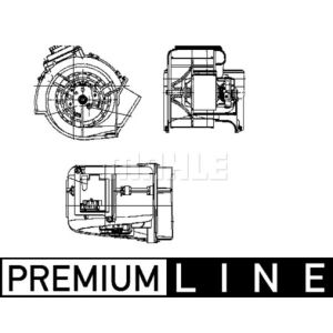 Ventilador de habitáculo MAHLE AB 62 000P