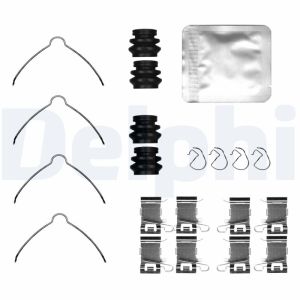 Kit de acessórios, pastilhas de travão DELPHI LX0849